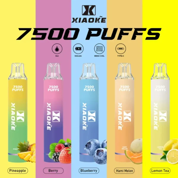 --48 梟客抛棄式7500口 ✨可充電🔋| 吸入時 亮彩色跑馬燈 限時活動 滿7送1💖女生首選