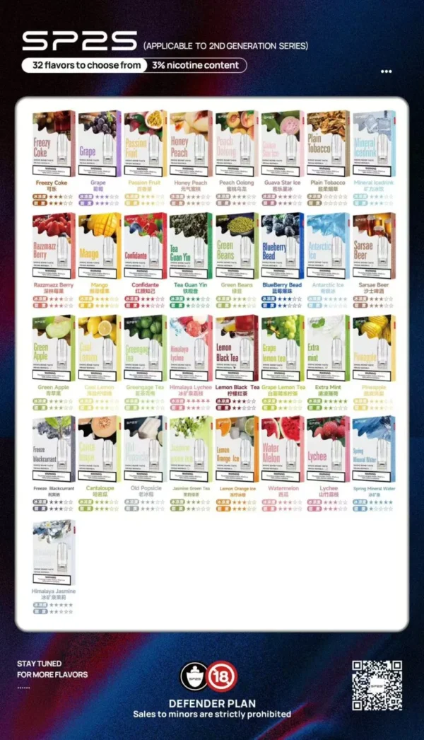 SP2S煙彈一代通用 / 3顆入 / 不用我說的銷冠 限時優惠活動 【滿20盒送SP2套裝】