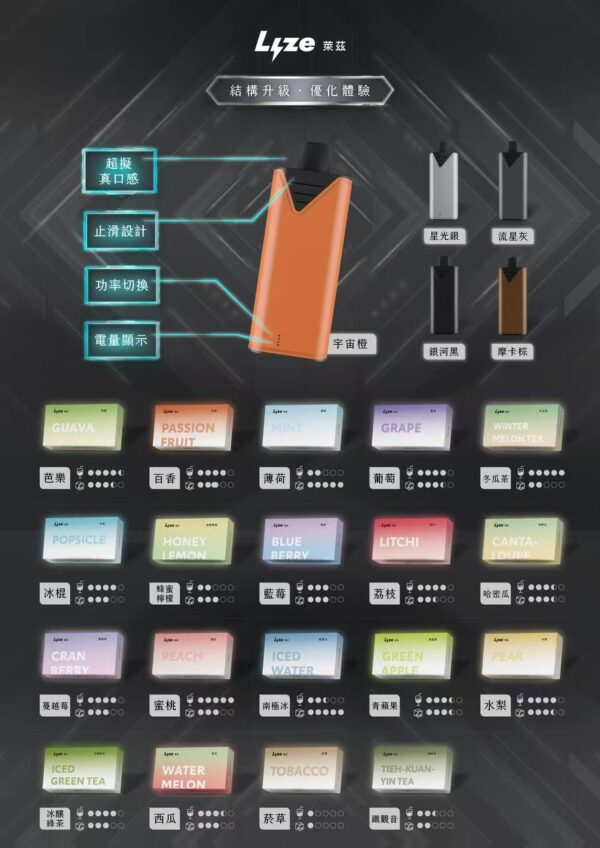 Lyze萊茲 10000口煙彈 &東京魔盒通用款 適用東京主機