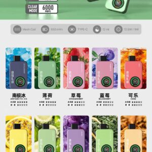 12000-1 新品上市💥SP2抛棄式12000口 室内搭飛機專用(有煙/無煙雙模式可調) 買十送一可備注口味
