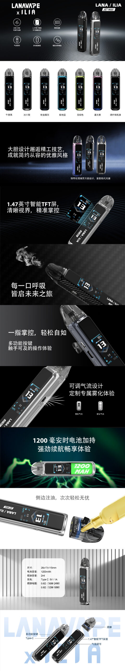 LANA‧ILIA強強聯名❤️‍🔥注油款專用主機【買一隻主機送一瓶油】可備注口味